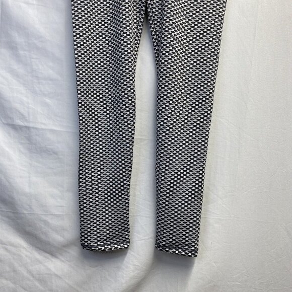 Anti-Cellulite Compression Scrunch Booty Yoga Leggings Women Medium Gray Stretch - Picture 10 of 12